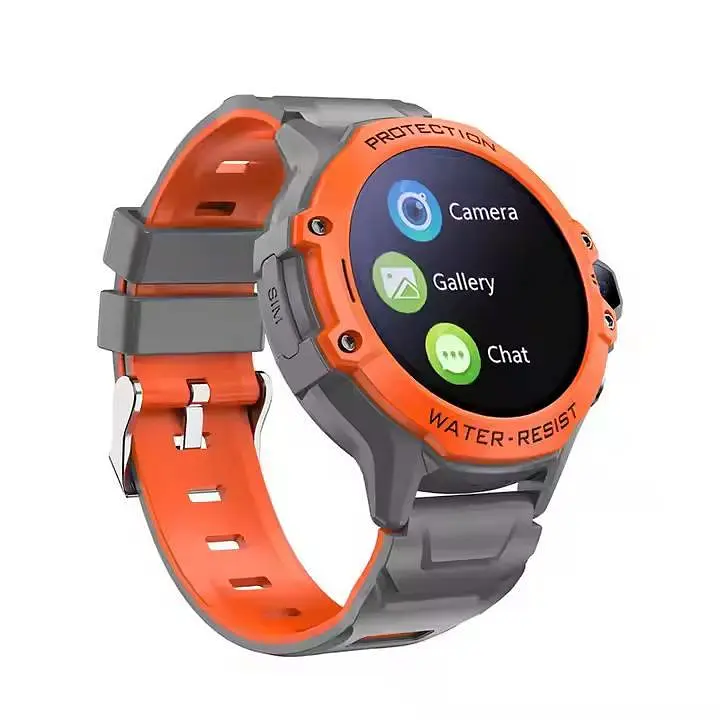Дитячий смарт-годинник-телефон Smart Watch K55 4G з SIM-картою GPS прослуховуванням відеодзвінком Помаранчевий - фото 2