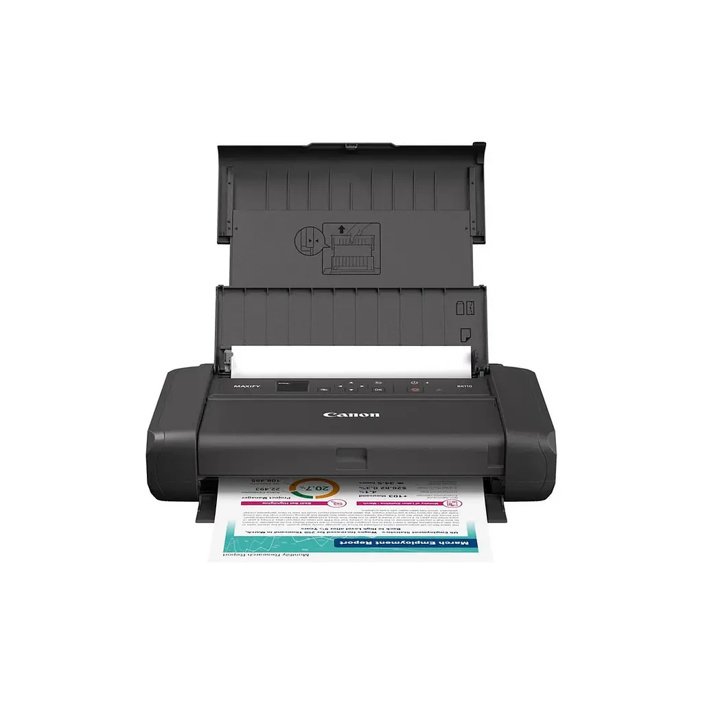 Принтер А4 кол. Canon Maxify BX110 with Battery з Wi-Fi (7069C027) - фото 4