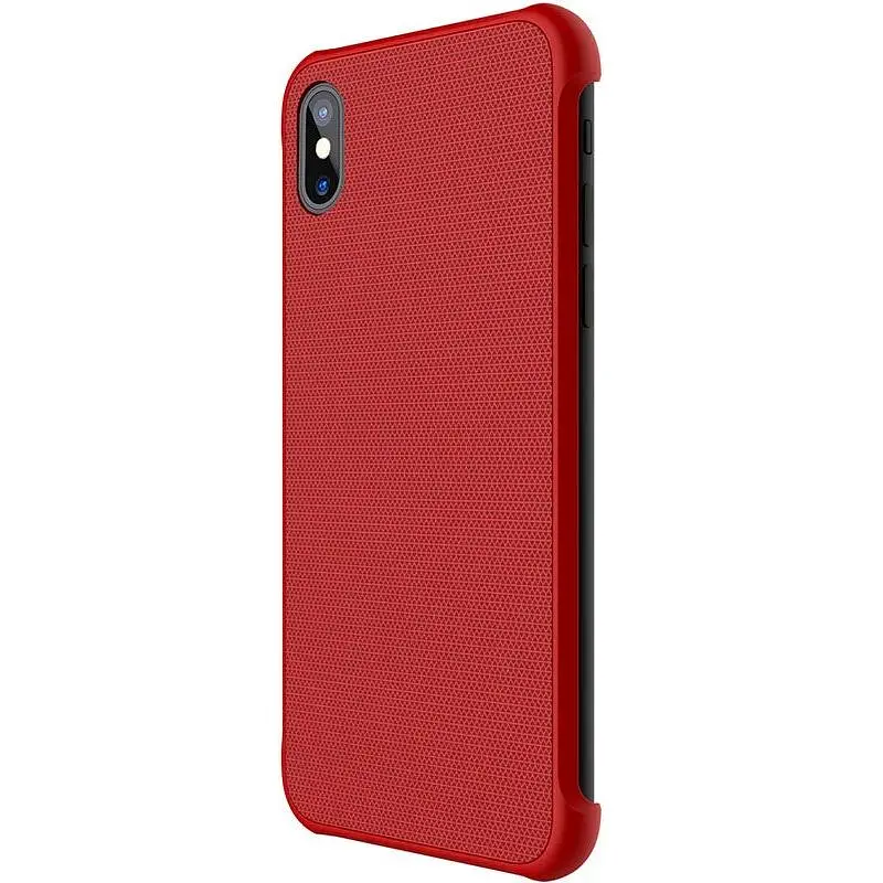 Чохол-накладка Nillkin Tempered Magnet Case Apple iPhone X Red - фото 3
