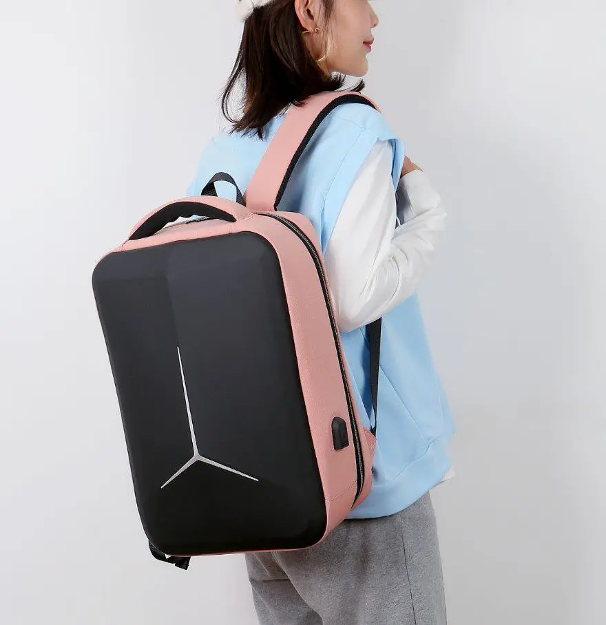Рюкзак міський для ноутбука 15.6 Voltronic TT2BP Black-Pink - фото 11