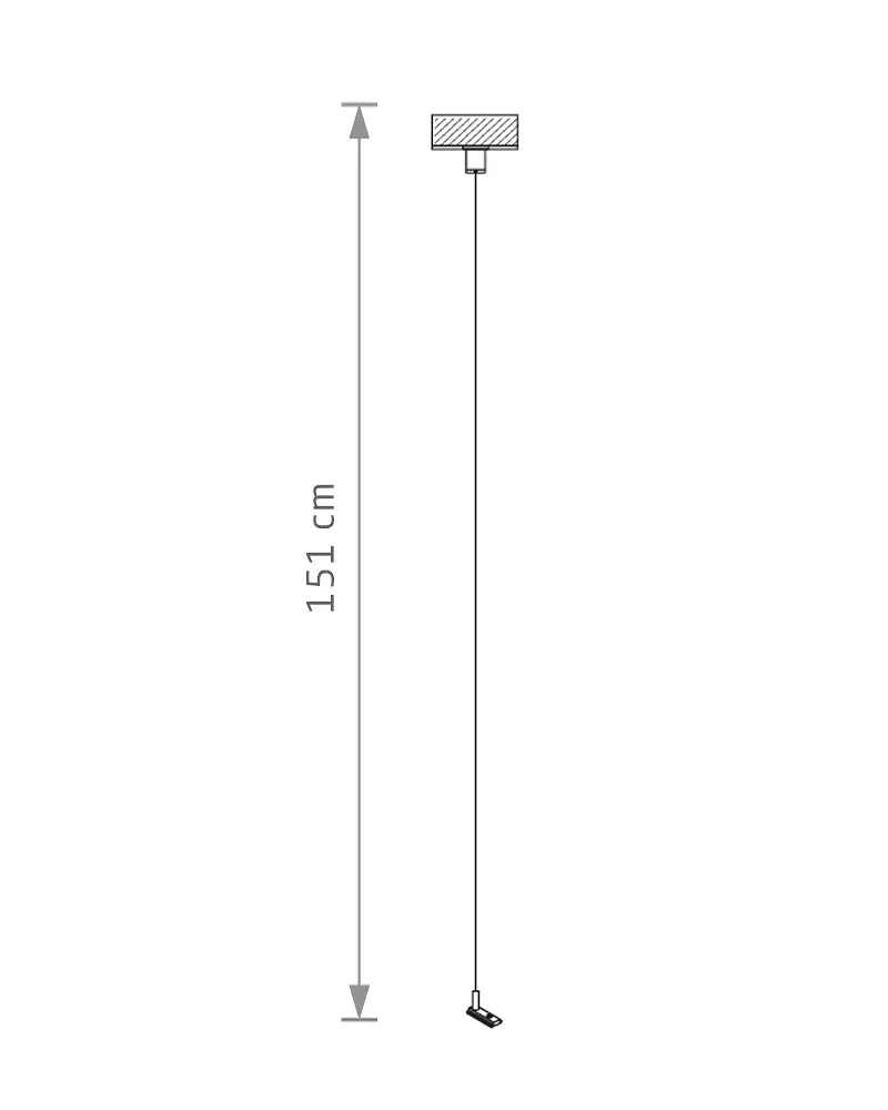 Комплект підвіски для магнітної системи Nowodvorski 11744 NANO-LVM Suspension Kit IP20 чорний - фото 2