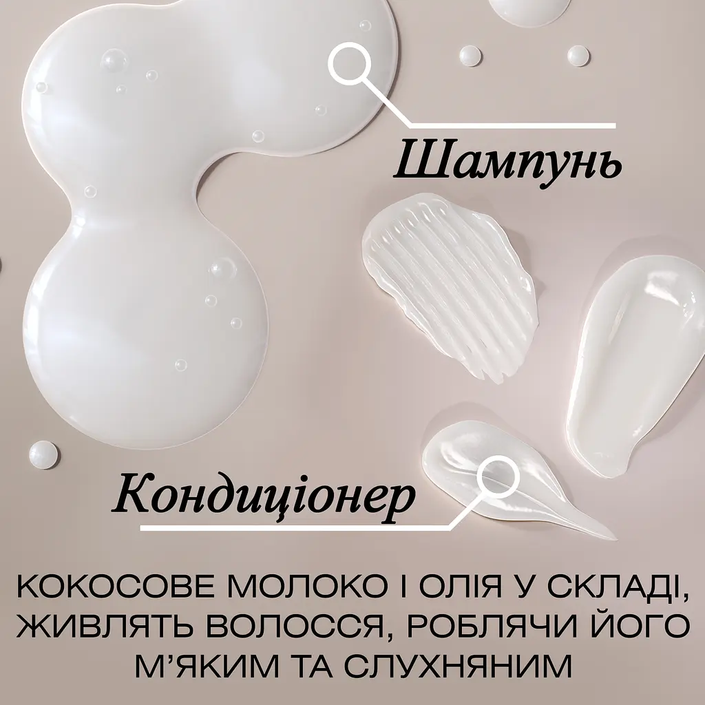 Кондиціонер для волосся OGX Coconut Milk живильний, з кокосовим молоком 385 мл - фото 8