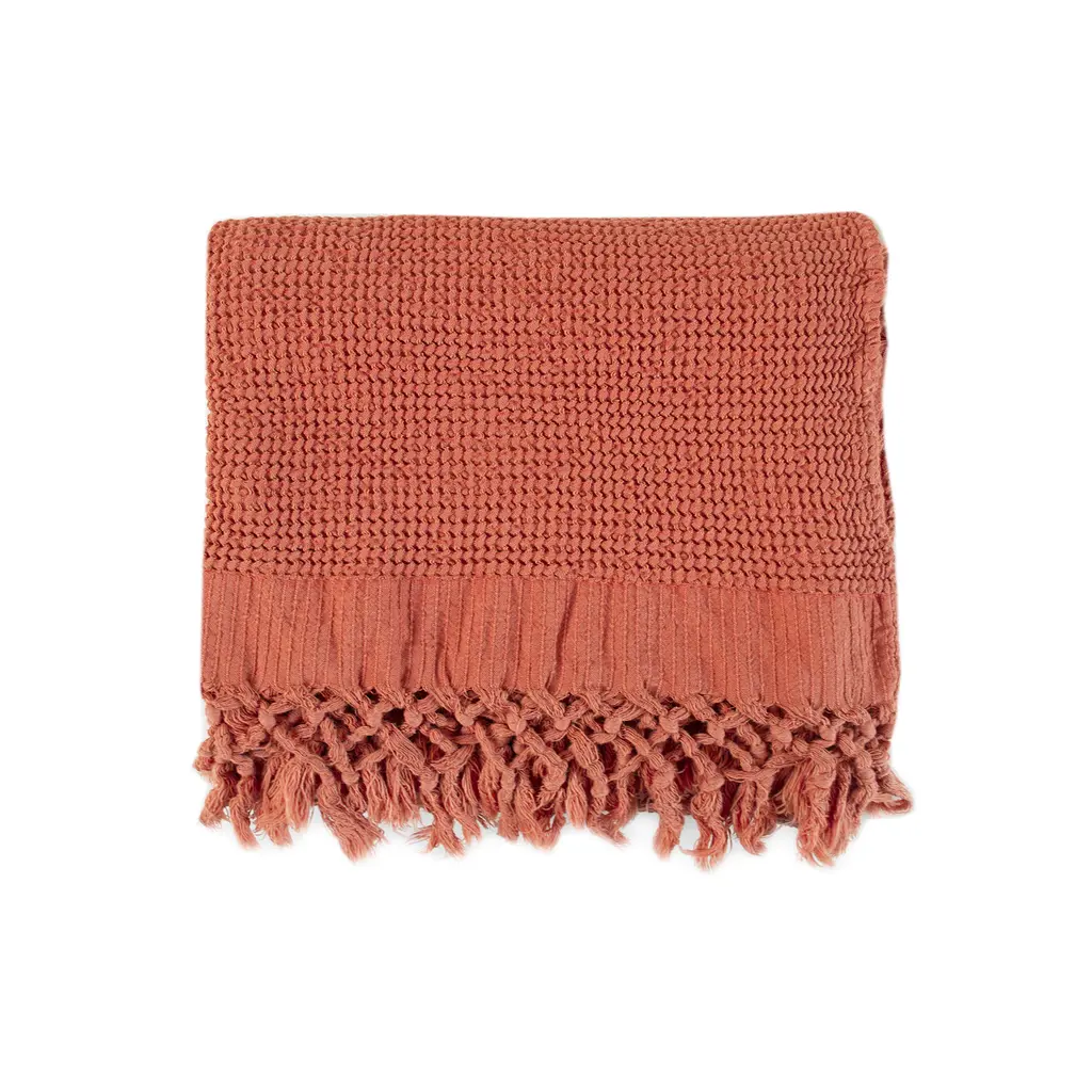 Плед Lotus Home - Rius kiremit кирпичный 130x170 - фото 2