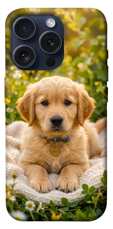 TPU чохол Demsky Small labradore для Apple iPhone 15 Pro (6.1")