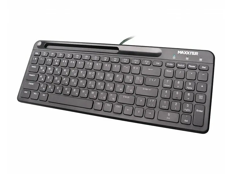 Клавіатура Maxxter KB-01B-UA Black - фото 2