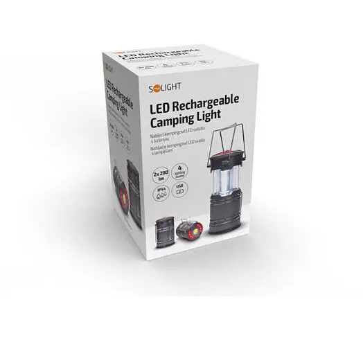 Ліхтар кемпінговий юсб 200lm WN39 Solight LED camping flash light - фото 2