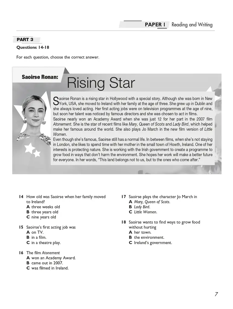 Practice Tests A2 Key. Student's Book - фото 6