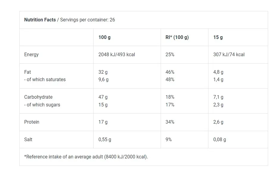 Протеїнове масло BiotechUSA Protein Cream Salted Caramel 400 г - фото 2