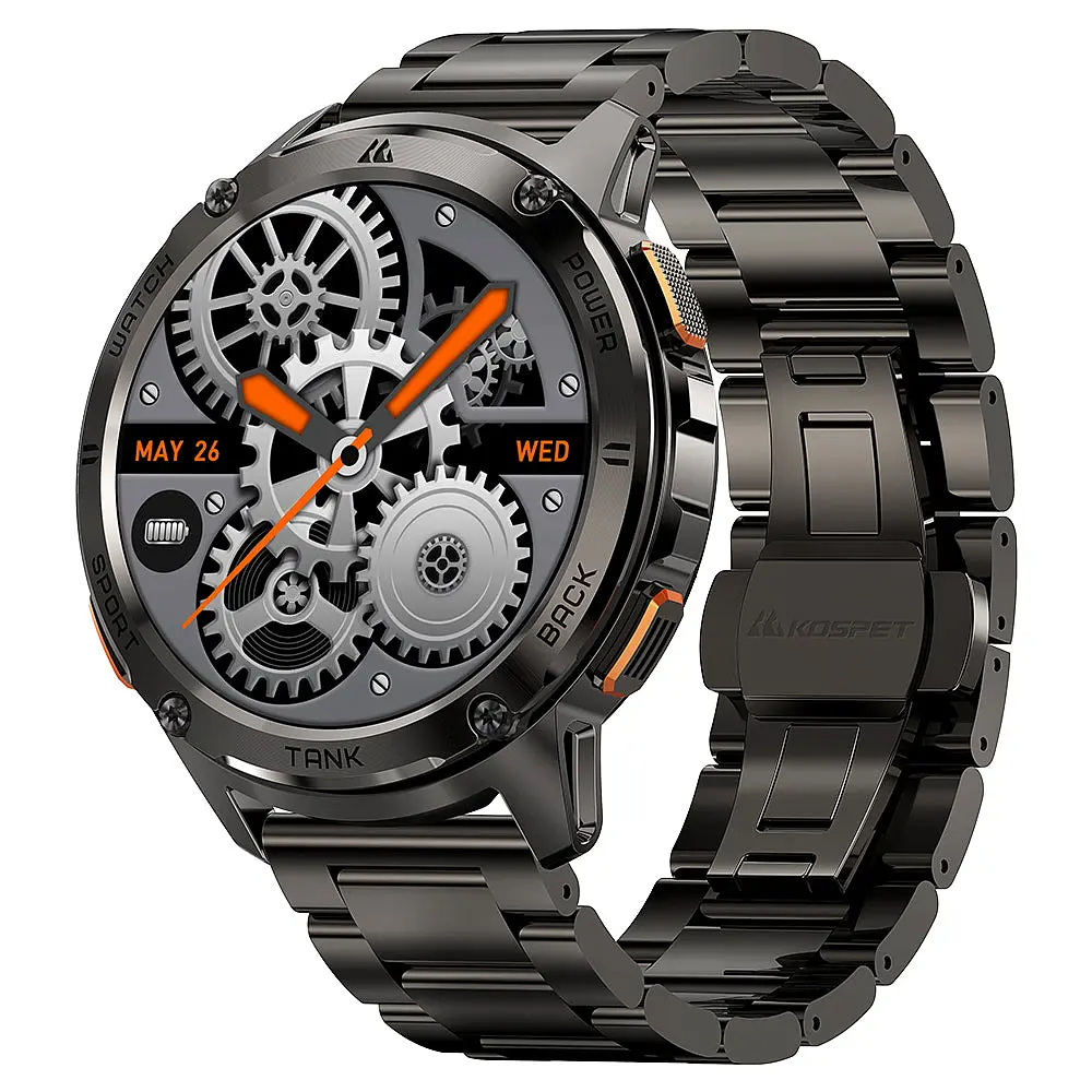 Смарт-годинник Kospet Tank T3 Special Edition Original тактичний black (16988) - фото 2