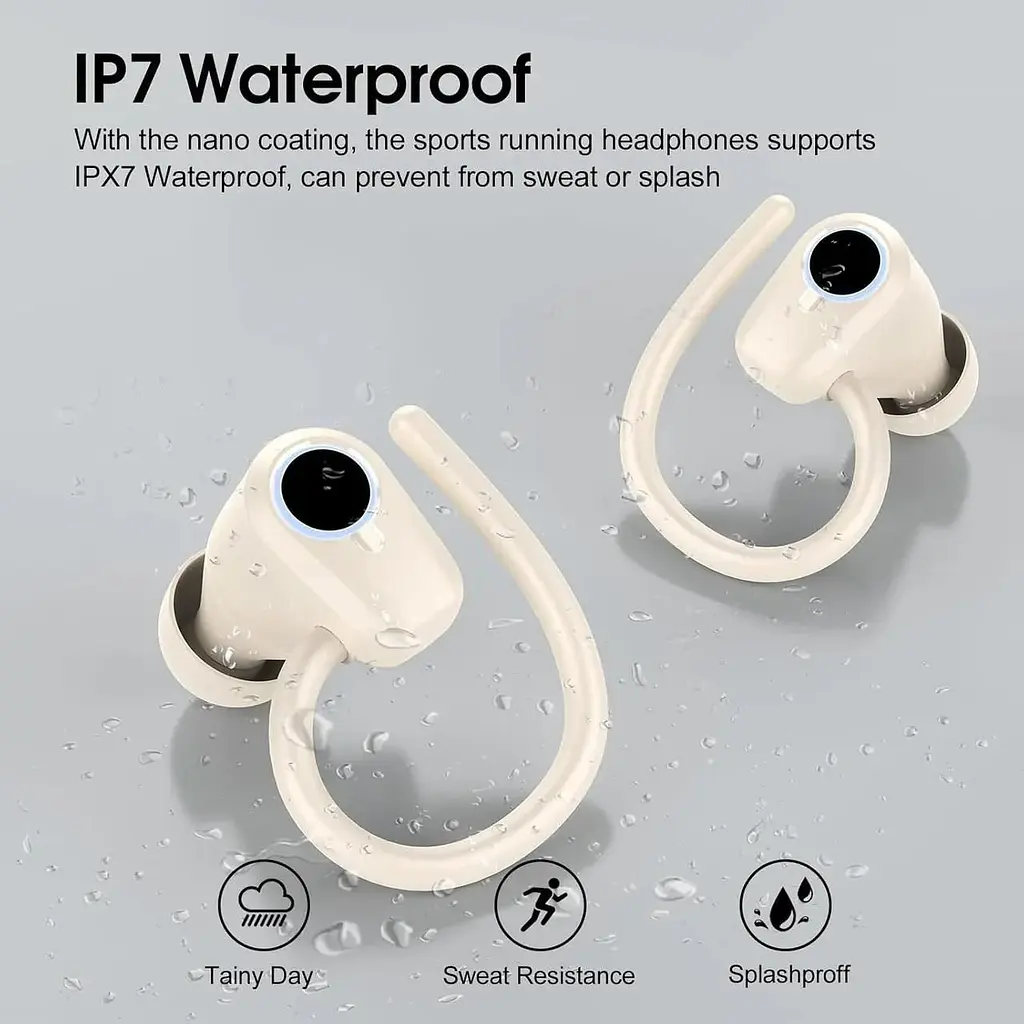 Бездротові навушники Bluetooth 5.3 Sport 50H з гачками для вух - фото 3