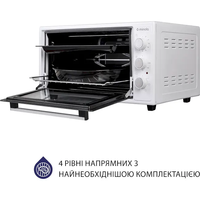 Електрична піч Minola Foet 4815 WH - фото 8