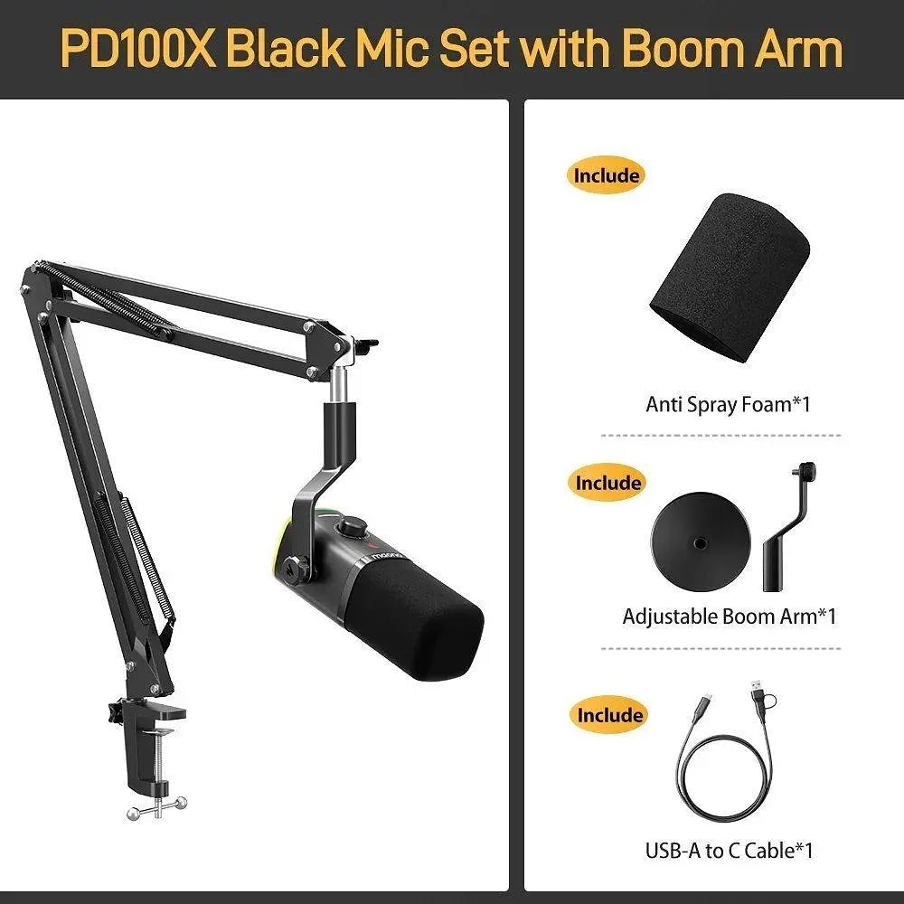 Мікрофон Maono PD100XS Black (G-000004384) - фото 6