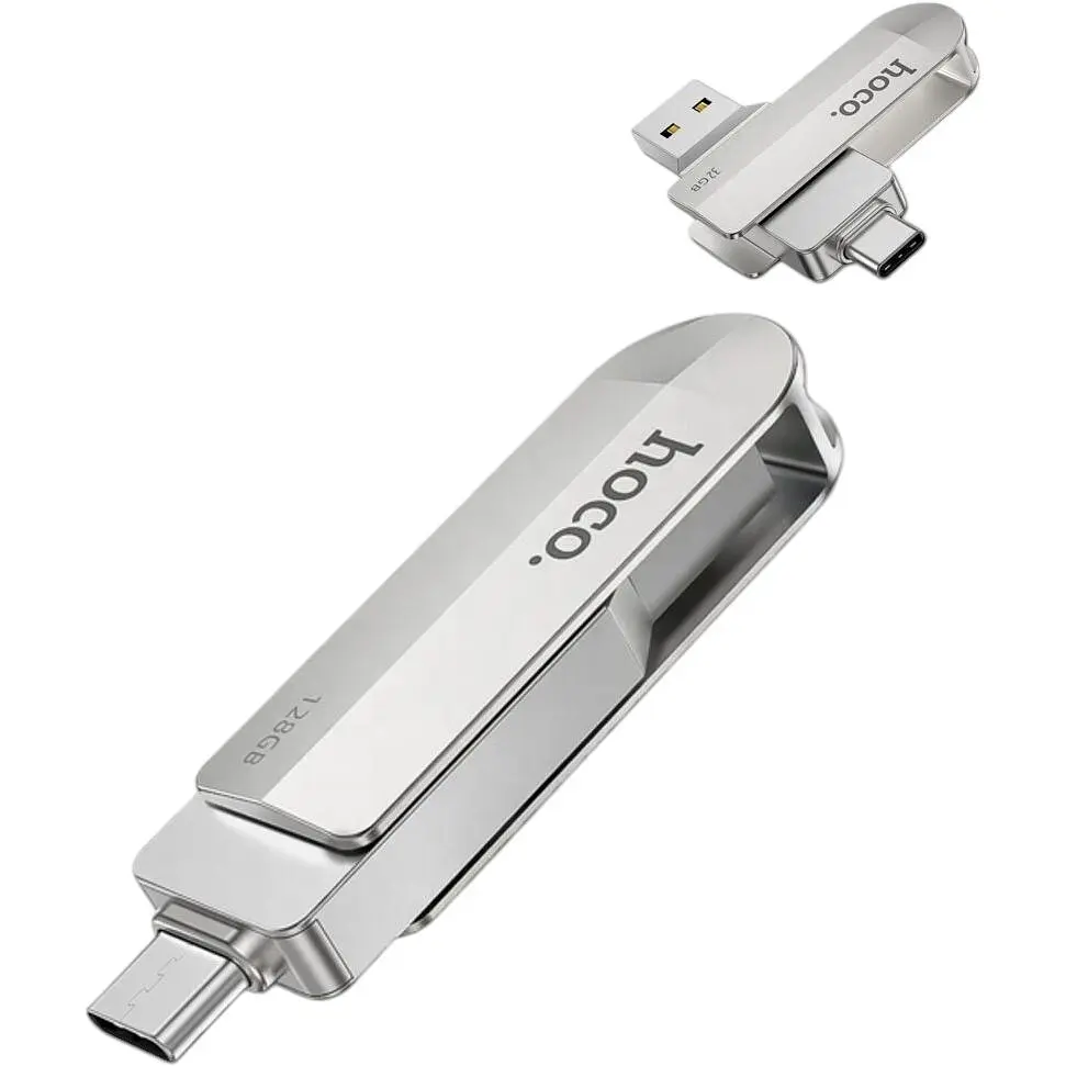 Флеш-накопитель USB Hoco UD10 USB3.0 Type-C 32GB с двойным интерфейсом (37631-01_254) - фото 4