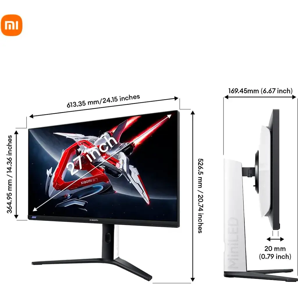 Монитор Xiaomi 27` Gaming Monitor G Pro 27i (ELA5585EU) [131734] - фото 8