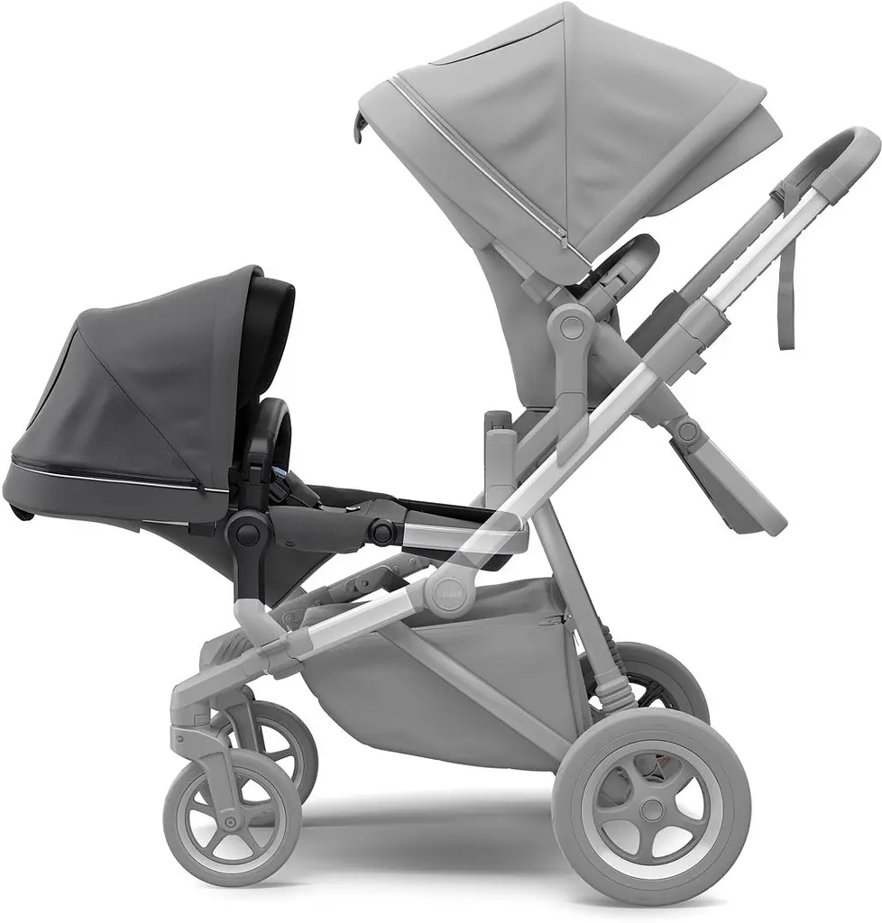 Прогулянкове крісло Thule Sleek Sibling Seat Shadow Grey (TH 11000202) - фото 3
