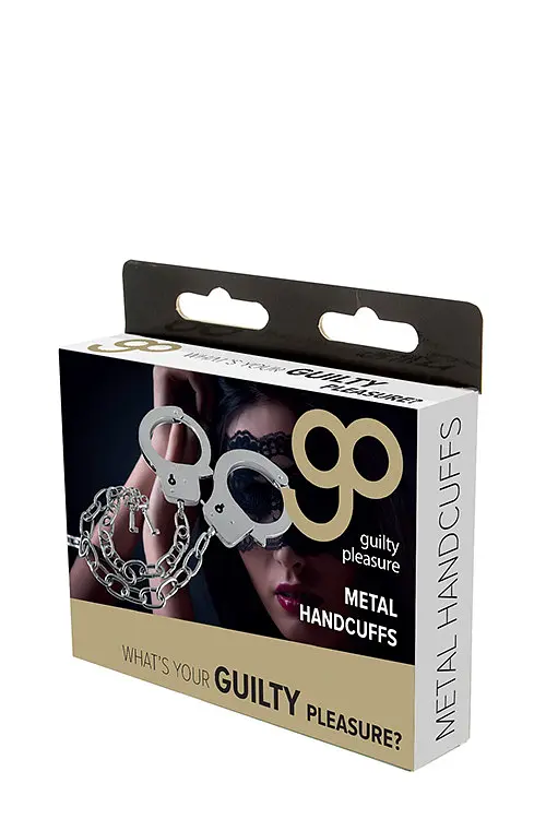 Металлические наручники GP Metal Handcuffs Long Chain - фото 2