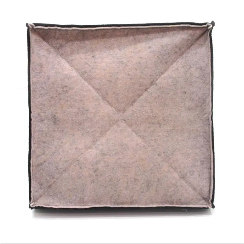 Будинок для котів та малих порід собак Zoo-hunt із фетру Джейн №1 35х35х36 см бежевий (ZH4946-1) - фото 2