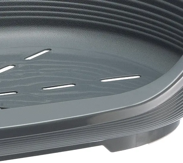 Пластиковий лежак для собак та котів Ferplast Siesta Deluxe 8 сірий 82х59.5х25 см 70208947 - фото 6