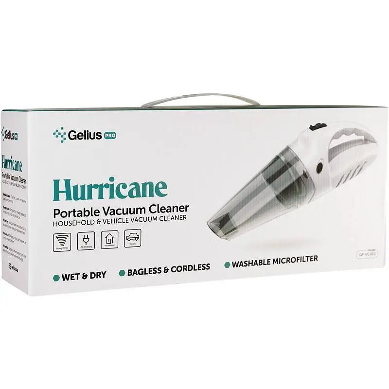 Беспроводной пылесос автомобильный Gelius Portable Vacuum Cleaner GP-VC001 Hurricane - фото 4