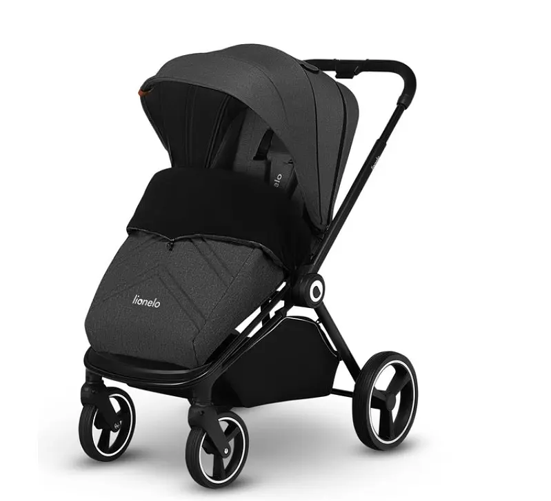 Універсальна коляска 2 в 1 Lionelo Mika Grey Graphite, темно-сіра (LO-MIKA 2IN1 GREY GRAPHITE) - фото 8