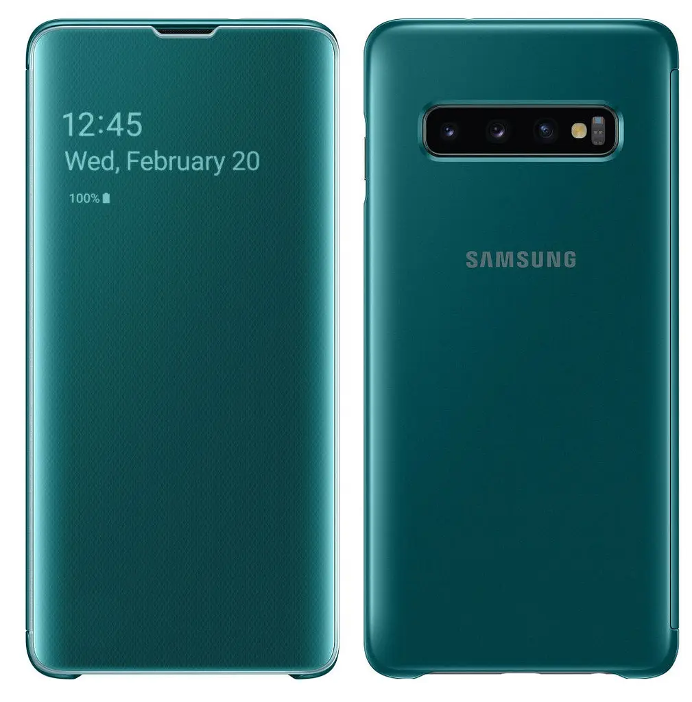 Чохол-книжка Official S-View Flip Cover EF-ZG973CGEGRU для Samsung Galaxy S10 Green - фото 3