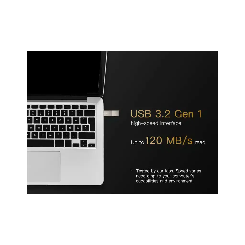 USB флеш накопичувач Acer 32GB UF300 Metal Silver USB 3.2 (BL.9BWWA.517) - фото 5