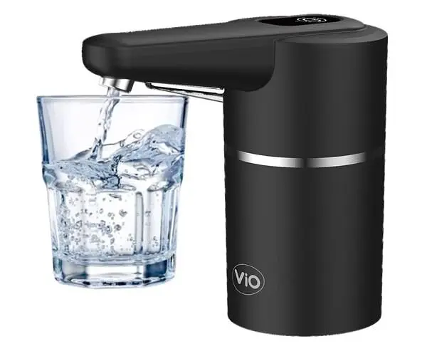 ViO E26-T, Електрична помпа для води ВіО, натиск склянкою, чорна - фото 3