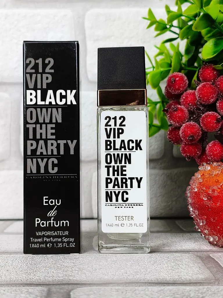 Парфуми чоловічі, аромат за мотивами 212 VIP Black (40 мл) - фото 2