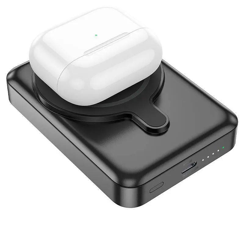 Внешний аккумулятор Hoco Q11 Expressar с беспроводной зарядкой Apple Watch и Magsafe - фото 3