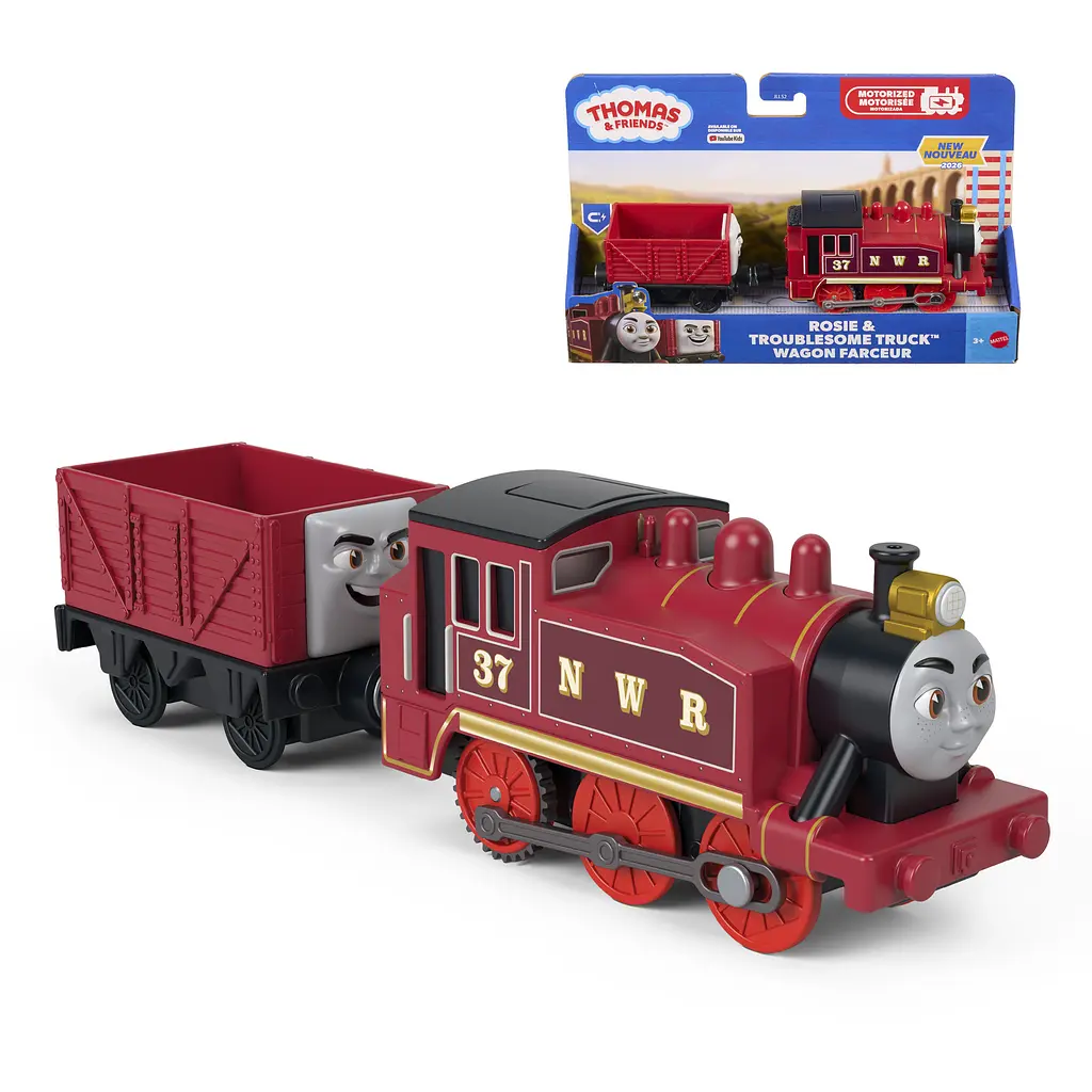 Моторизований паровозик з причепом Fisher-Price Томас і друзі в асортименті (JLL44) - фото 10