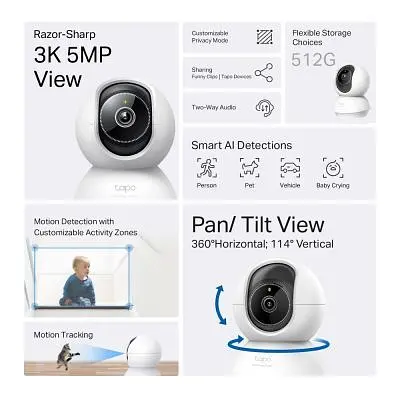 Камера відеоспостереження TP-Link (TAPO-C230) - фото 14