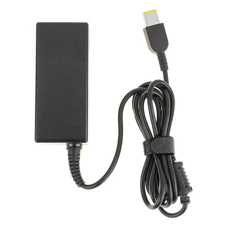 Блок живлення для ноутбука Lenovo 20V, 2.25A, 45W, USB+pin (Square 5 Pin DC Plug), чорний (ADLX45NLC2A) (без кабеля!) - фото 2