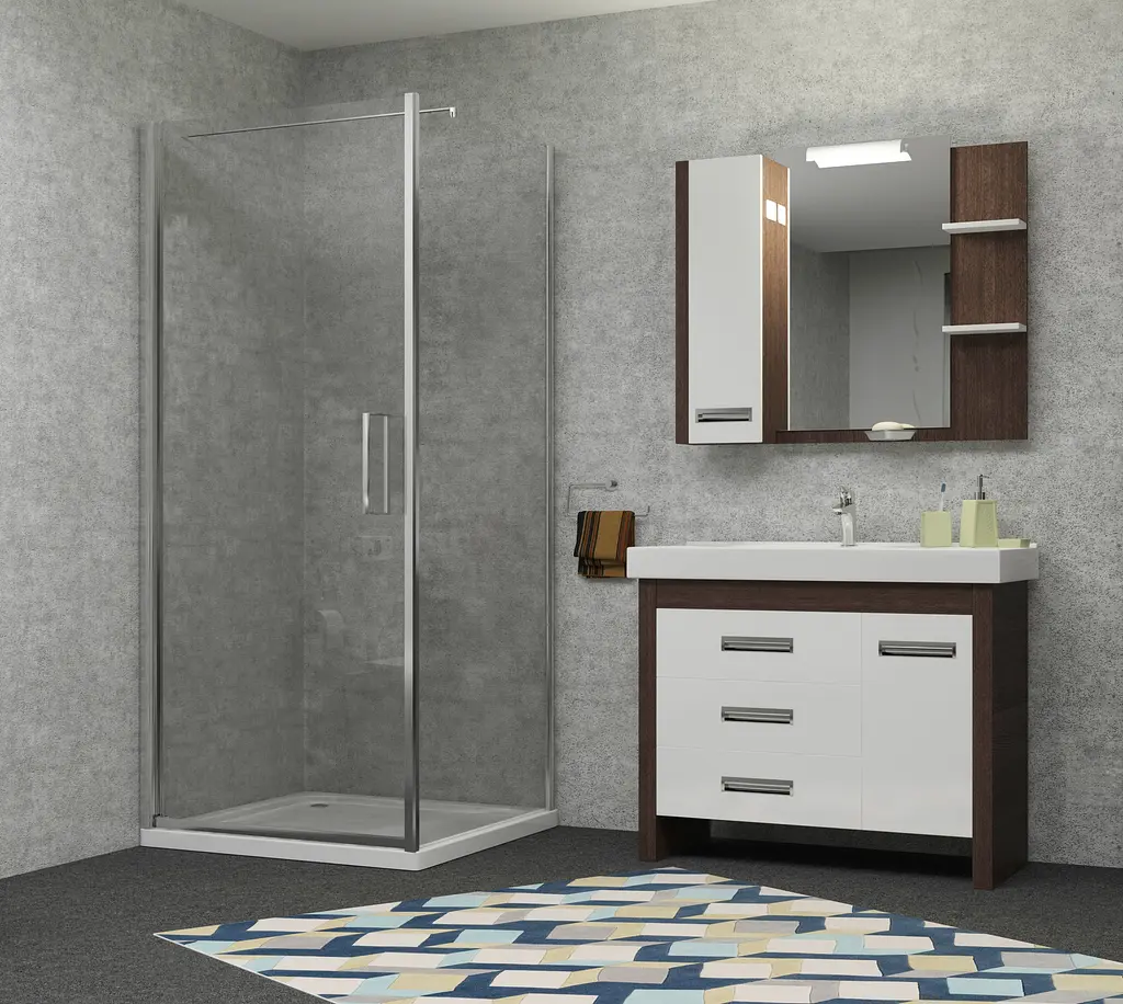 Душова кабіна Eger Rudas 90x90 (без піддону) 599-001/1L - фото 3