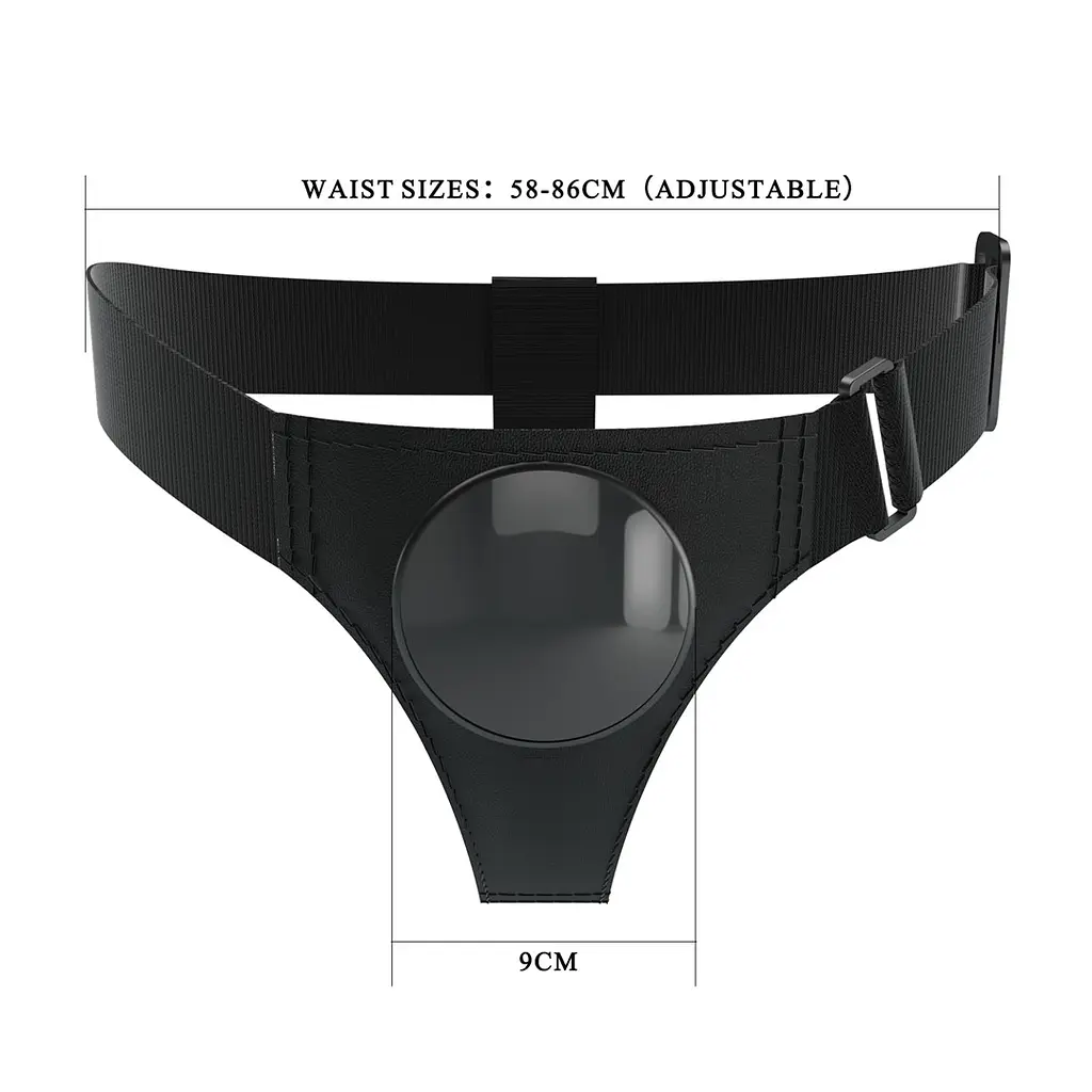 Трусики для страпону Pretty Love Harness Briefs чорний - фото 4
