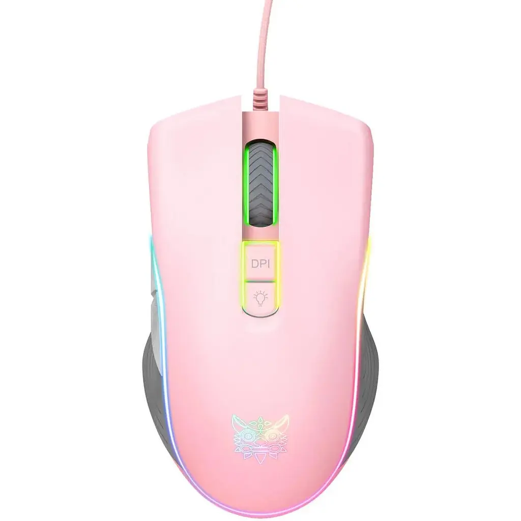 Миша ONIKUMA Gaming CW908 RGB рожева - фото 2