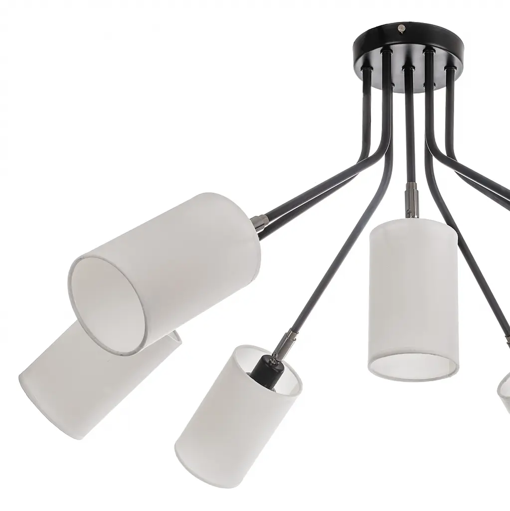 Люстра подвесная Brille E14 40W BK (BL-549C/7) - фото 5