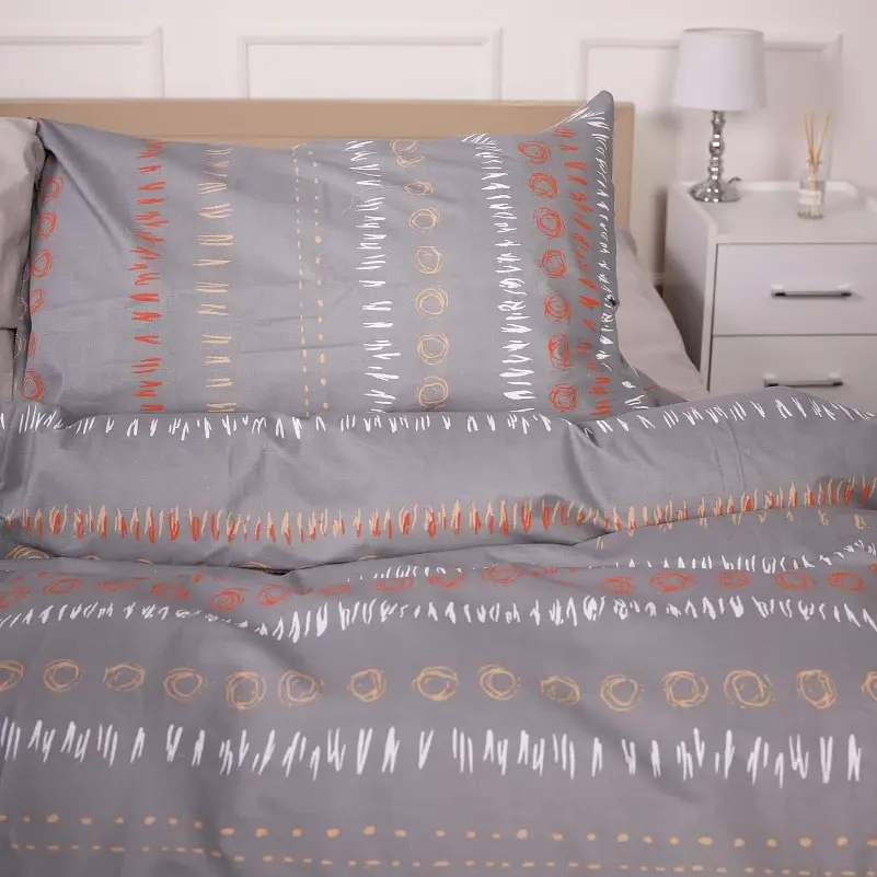 Наволочка MirSon Ranforce Elite 17-4841 Elisabetta 40х40 см коричнево-бежевая (2200009580147) - фото 5