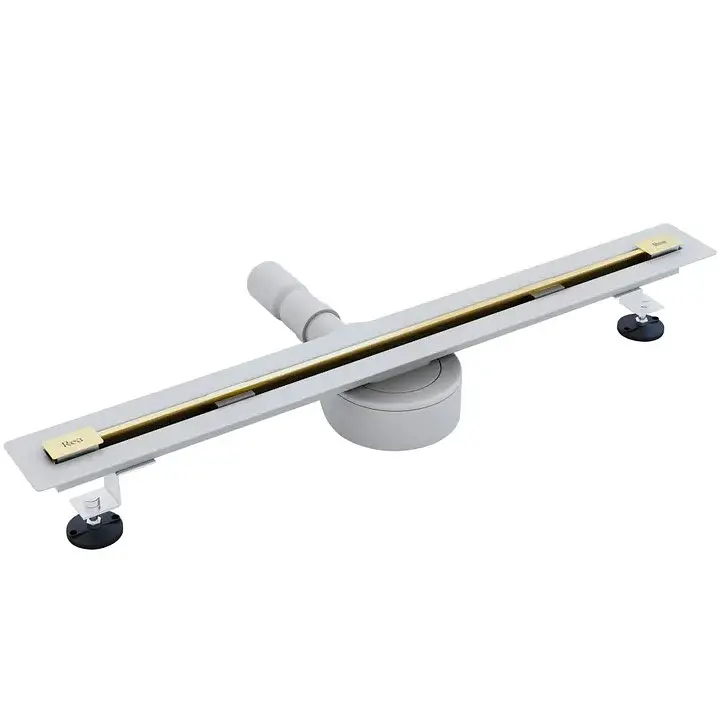 Трап для душу Rea Neo 60 Ultra Slim Pro brushed gold REA-G9803 - фото 4