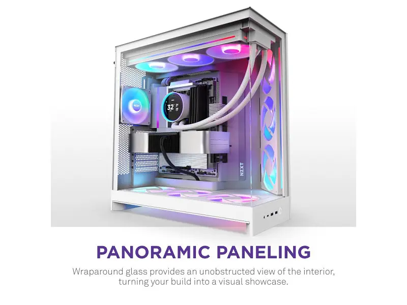 Корпус NZXT H9 Flow RGB White (CM-H92FW-R1) - фото 7