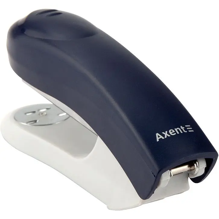 Степлер канцелярский Axent Welle-2 №24/6, 20 листов синий (4820-02-A) - фото 2