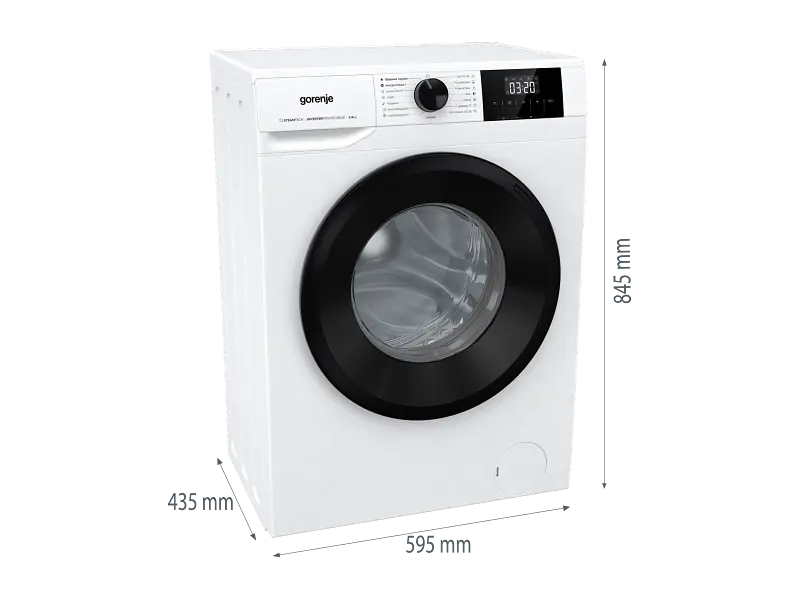 Пральна машина автоматична Gorenje W3NGPI62SBS/UA - фото 4