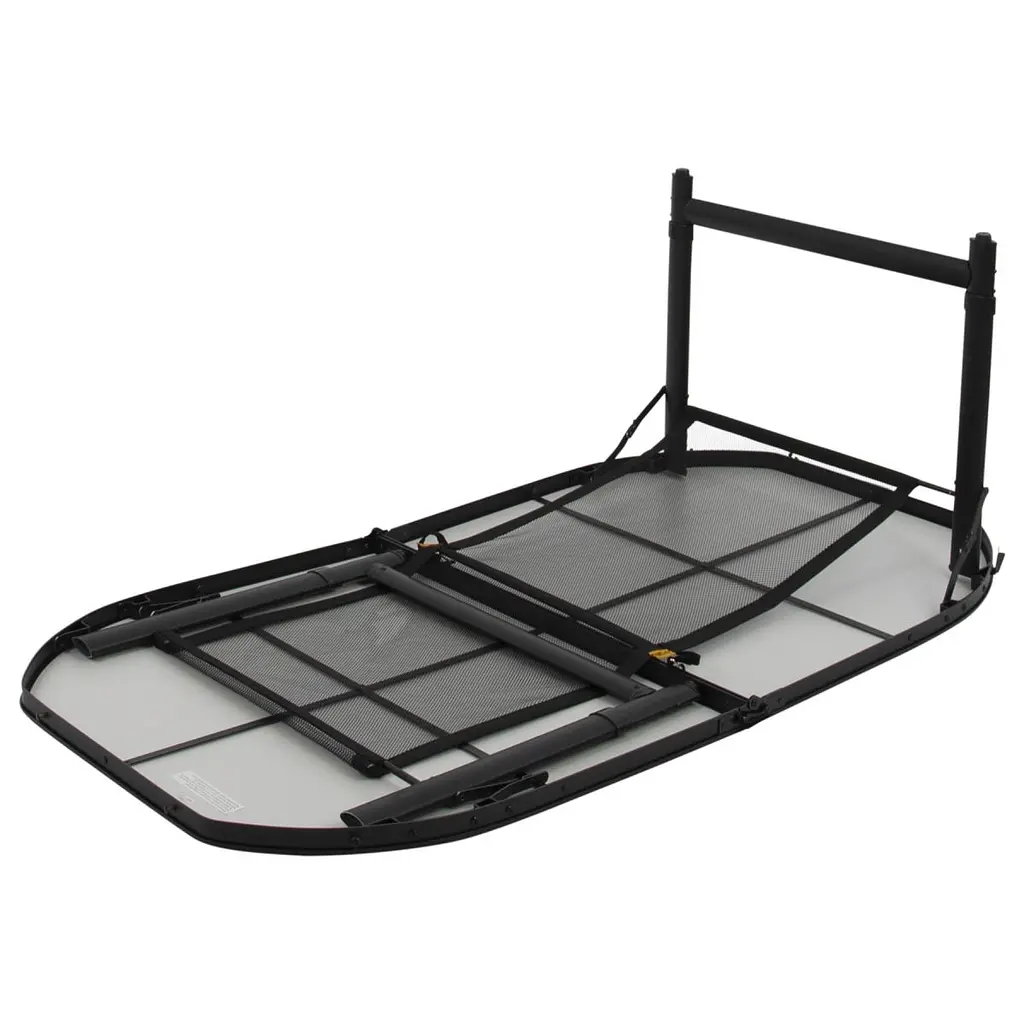 Стіл Bo-Camp Northgate Oval 150x80 cm Black/Grey (1404188) - фото 8