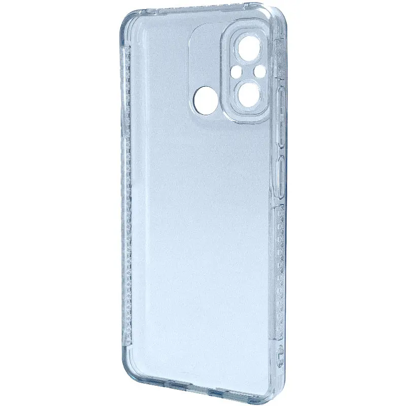 Чохол TPU Starfall Clear для Xiaomi Redmi 12C Блакитний - фото 3