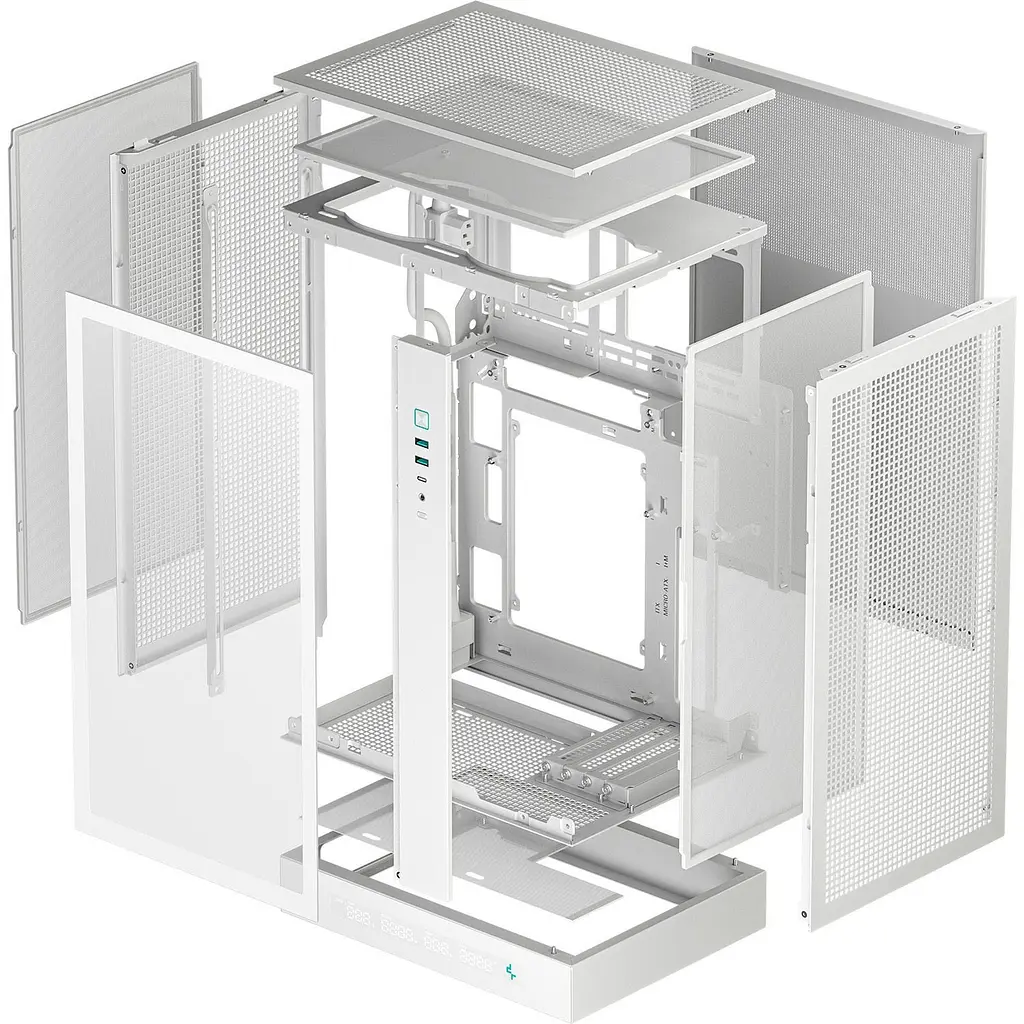 Корпус Deepcool CH270 Digital White (R-CH270-WHNDM0-G-1) [146733] - фото 10