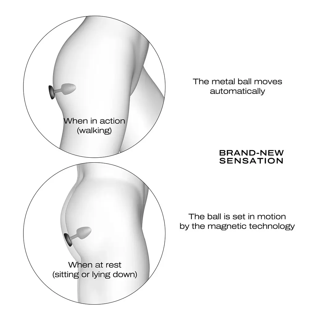 Анальна пробка Dorcel Geisha Plug Infinite L 9.3 см (чорний) - фото 4