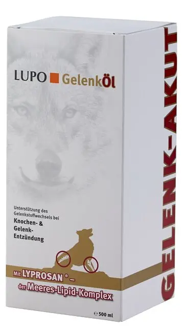 Протизапальна добавка для кісток і суглобів собак Luposan LUPO GelenkOil 500 мл  - фото 6