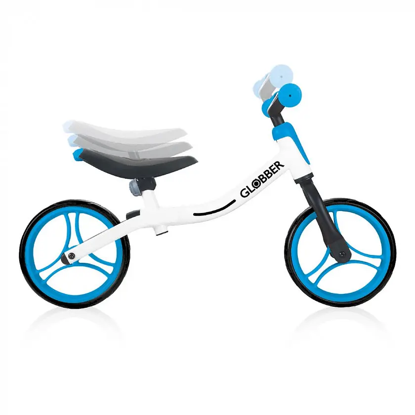 Біговел Globber Go Bike, білий з синім (610-160) - фото 2