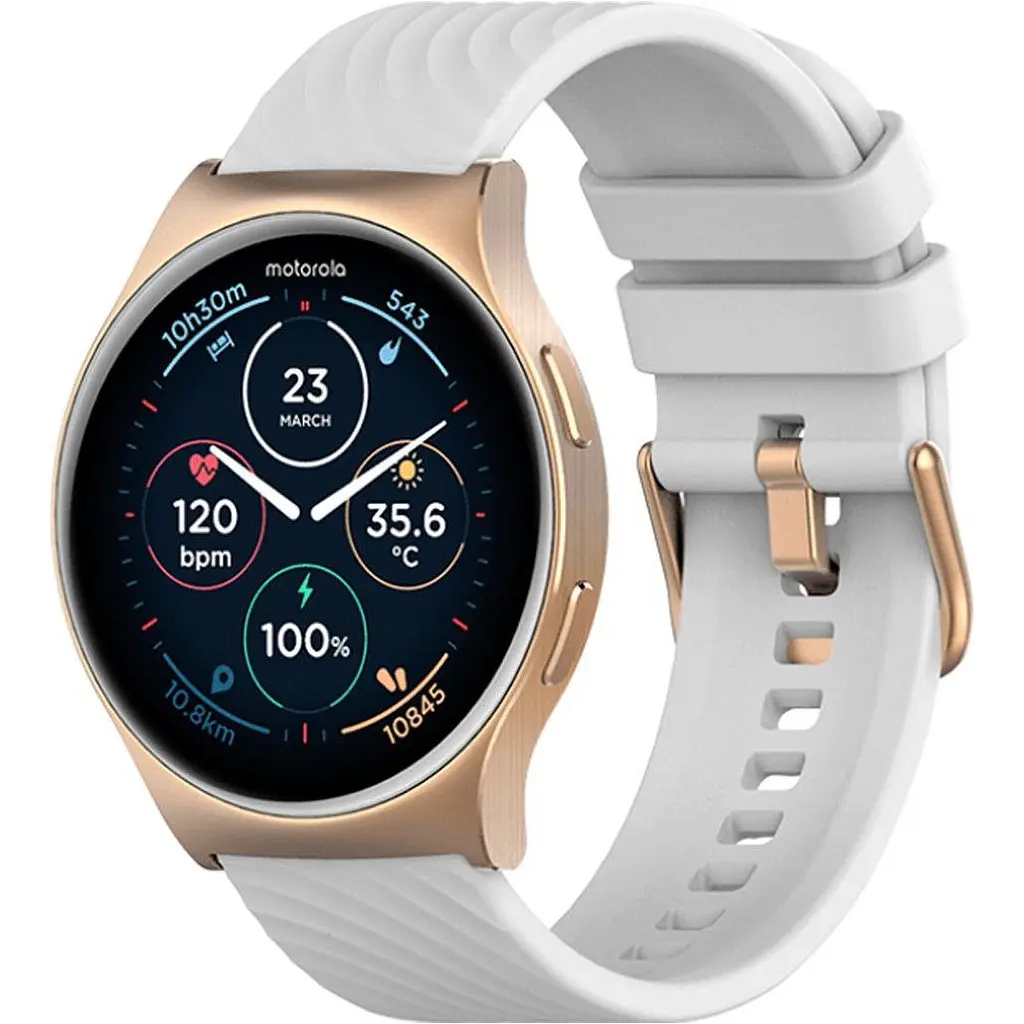 Смарт-годинник Motorola Moto Watch 120 Rose Gold (MOSWZ120-RG) [138668] - фото 2
