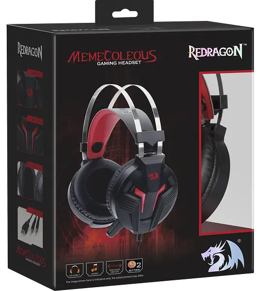 Гарнитура Redragon Memecoleous Black-Red (75096) - фото 10