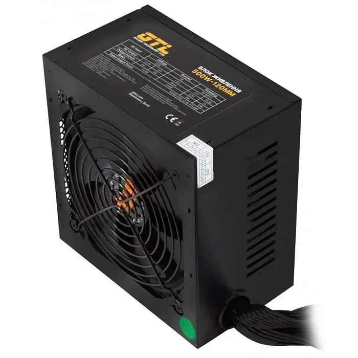 Блок живлення GTL 500W Gaming Star 80+ (GTLGS500BK) Black - фото 4